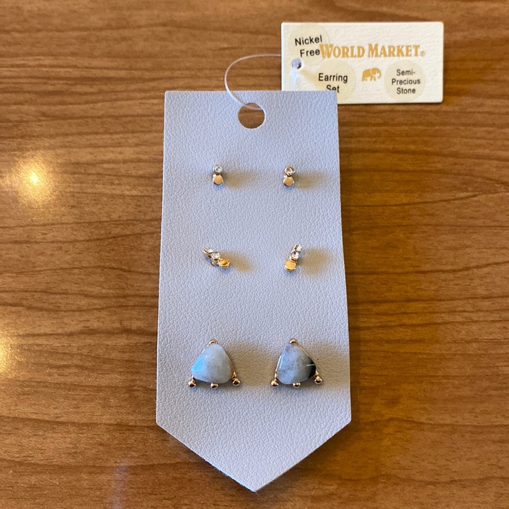 3 earring set